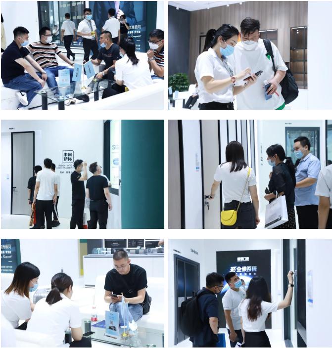 現(xiàn)場直擊 | 新標門窗閃耀亮相廣州定制家居展，首日盛況盡顯標桿風范！(圖9)